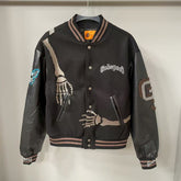 GODSPEED Vintage Chenille Embroidered Fleece Varsity Jacket