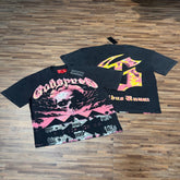 GODSPEED Vintage Washed Skull Graphic Cotton Tee