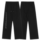 Broken Planet Fleece Puff Print Loose Sweatpants