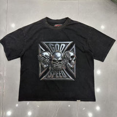 Godspeed Omerta Tee Black