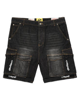 Godspeed Utility Denim Shorts Black