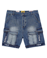 Godspeed Utility Denim Shorts Blue