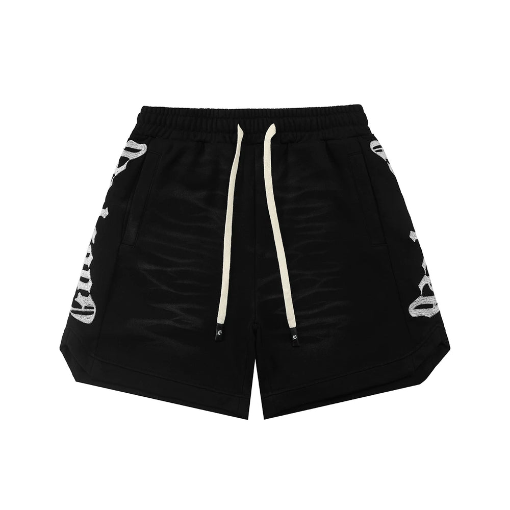 Godspeed High Street Embroidered Cotton Shorts