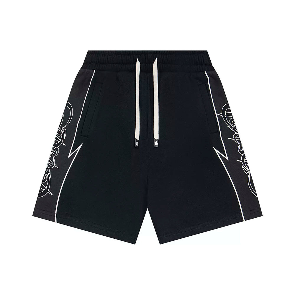 Godspeed High Street Color Block Printed Shorts
