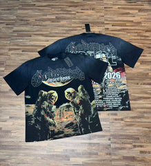 GODSPEED Vintage Washed Graphic Loose Short Sleeve Tee