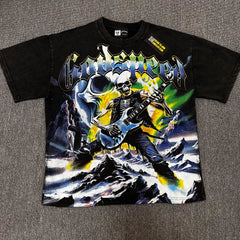 GODSPEED Vintage Washed Star Wars Rhinestone Graphic Tee