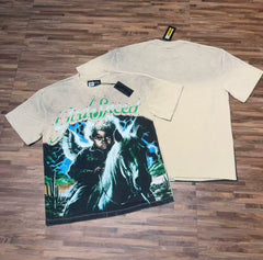 GODSPEED Vintage Washed Graphic Loose Short Sleeve Tee