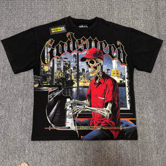 GODSPEED Vintage Washed Star Wars Rhinestone Graphic Tee