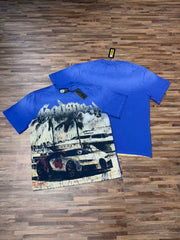 GODSPEED Vintage Washed Graphic Loose Short Sleeve Tee