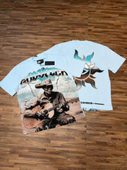 GODSPEED Vintage Washed Graphic Loose Short Sleeve Tee