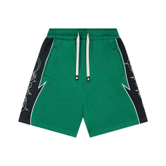 Godspeed High Street Color Block Printed Shorts