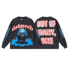 Godspeed Hip Hop Vintage Rock Heavyweight Long Sleeve