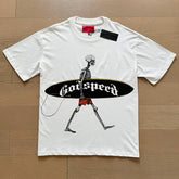 GODSPEED Vintage Biker Rock Graphic Loose Cotton Tee