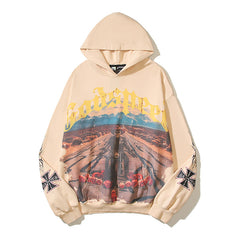 Godspeed Long Lonely Road Hoodie Bone