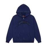 Godspeed High Street Studded Zip Up Hoodie