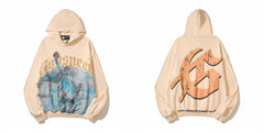 Godspeed Hip Hop Vintage High Street Printed Hoodie