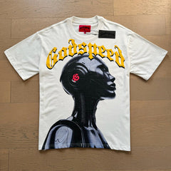 GODSPEED Vintage Biker Rock Graphic Loose Cotton Tee