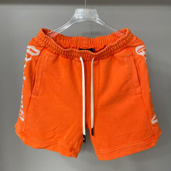 GODSPEED Vintage Side Embroidered Loose Cotton Shorts