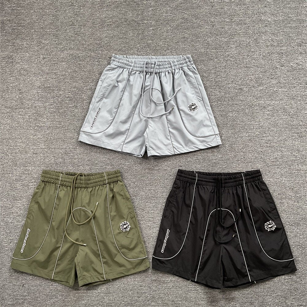 Broken Planet 3M Reflective Embroidered Casual Shorts