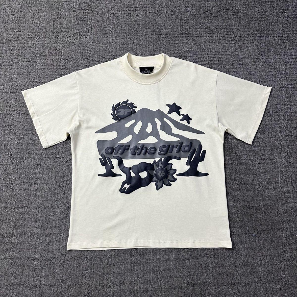 Broken Planet Off The Grid Puff Print Tee