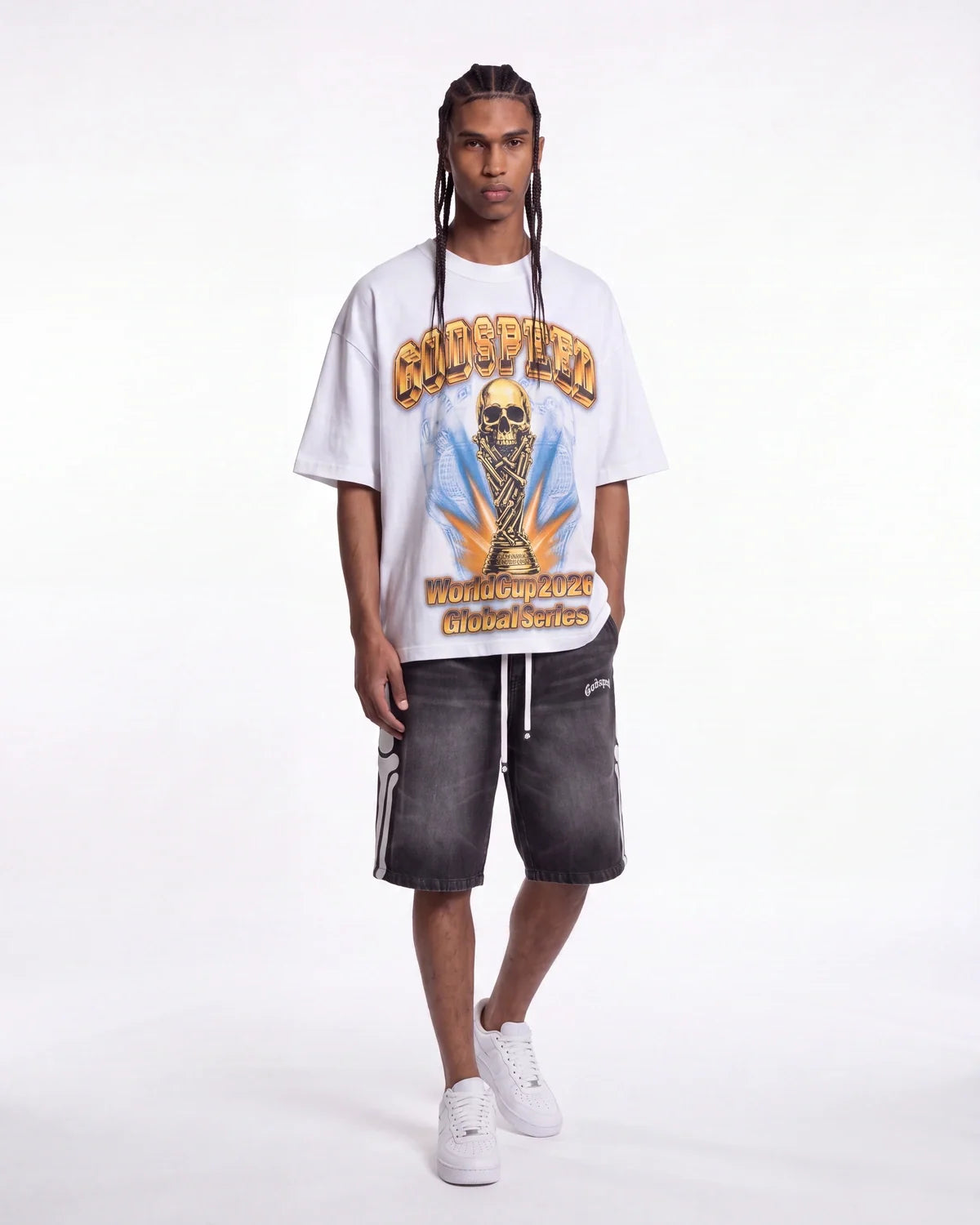 Godspeed Femur Denim Shorts Black