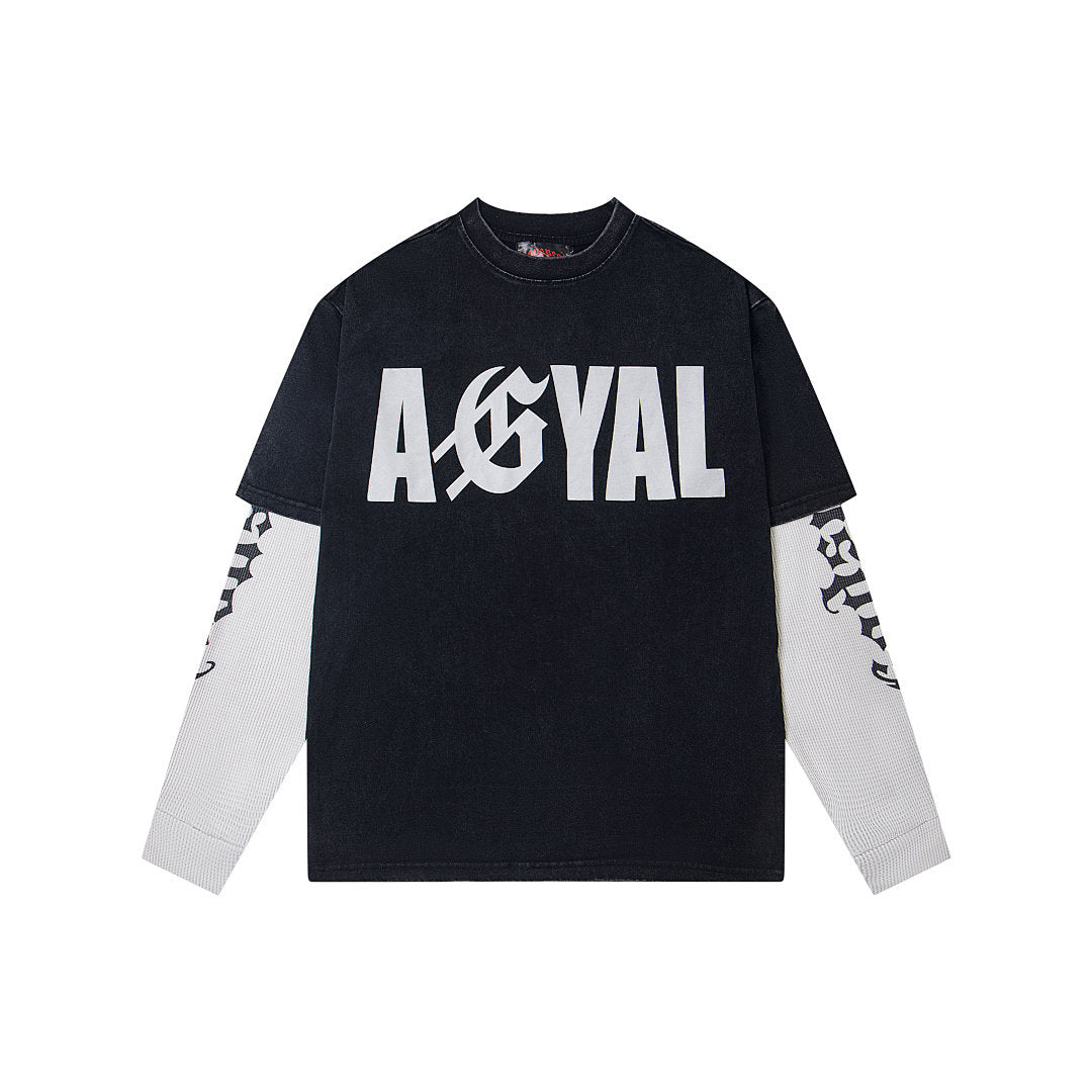 Godspeed High Street Spliced Waffle Long Sleeve