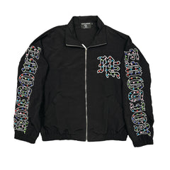 MIXED EMOTION “ME” Rhinestone Nylon Jacket