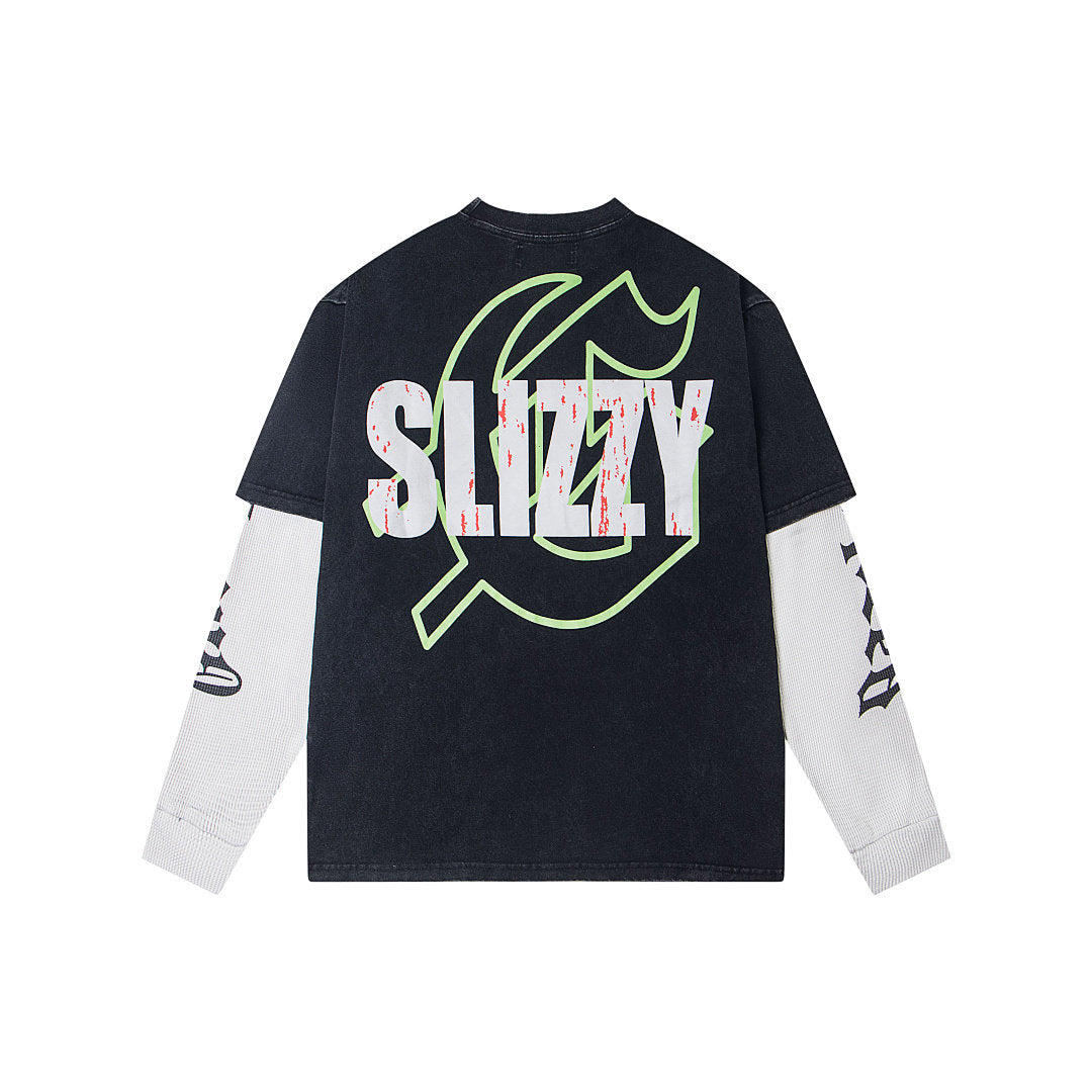 Godspeed High Street Spliced Waffle Long Sleeve