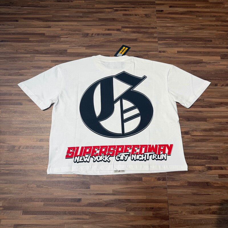 GODSPEED Vintage Car Graphic Loose Cotton Tee