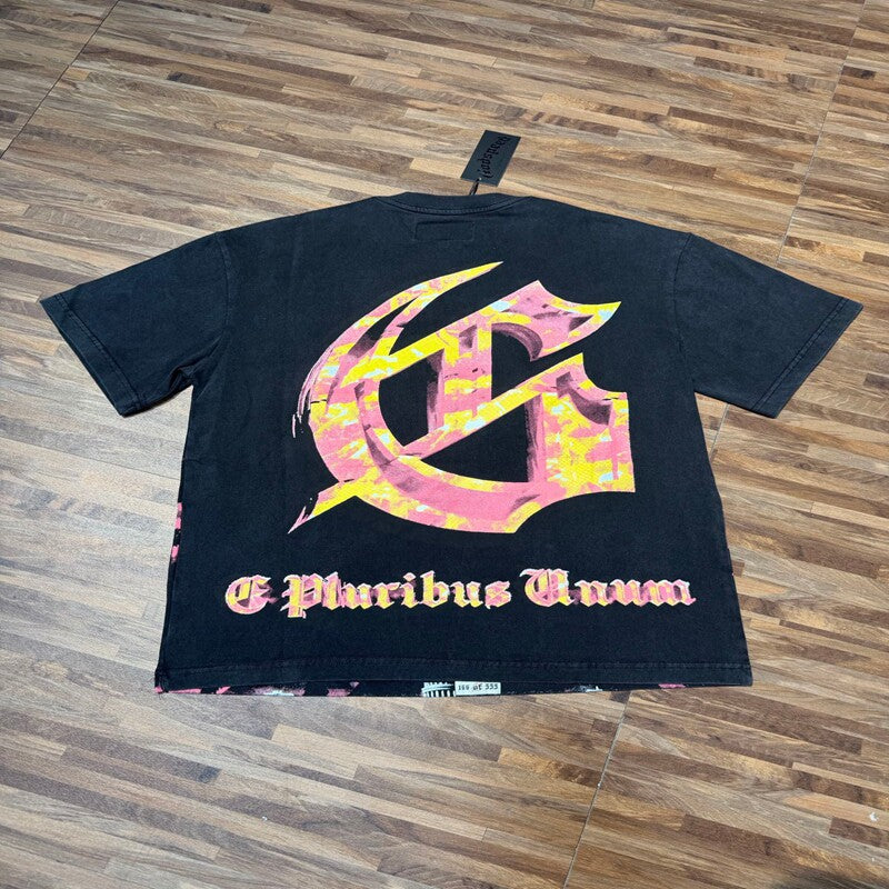 GODSPEED Vintage Washed Skull Graphic Cotton Tee