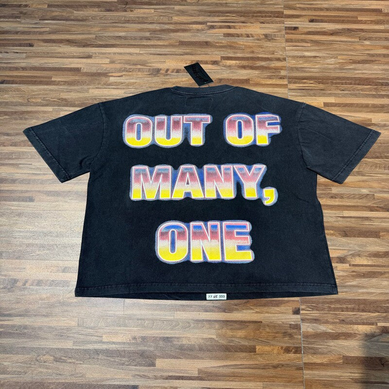 GODSPEED Vintage Washed Rock Graphic Cotton Tee