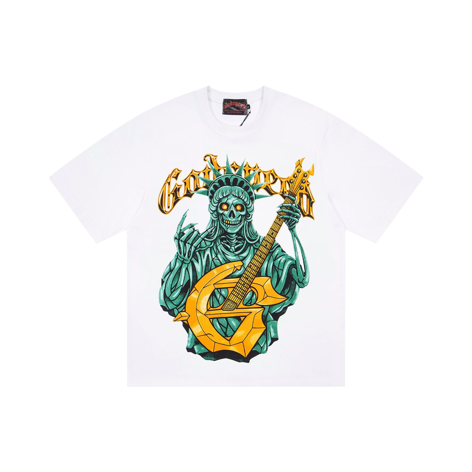 Godspeed Liberty Rock Tee White
