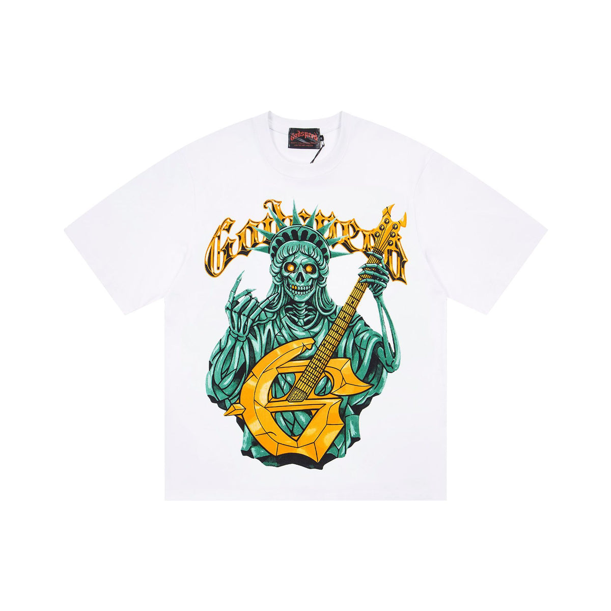 Godspeed Liberty Rock Tee White