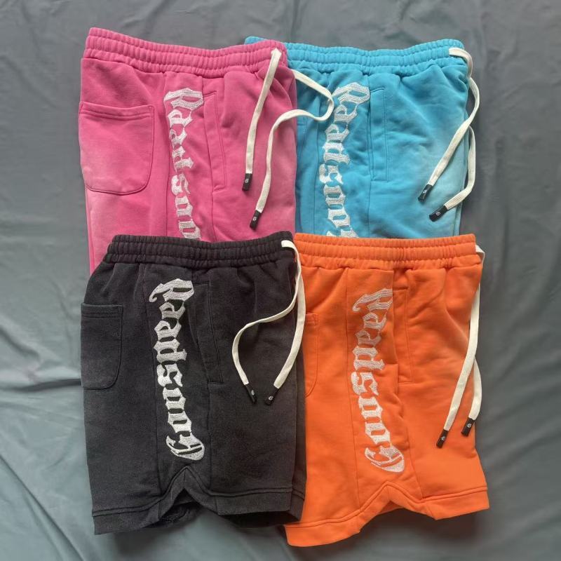 Godspeed High Street Embroidered Washed Cotton Shorts