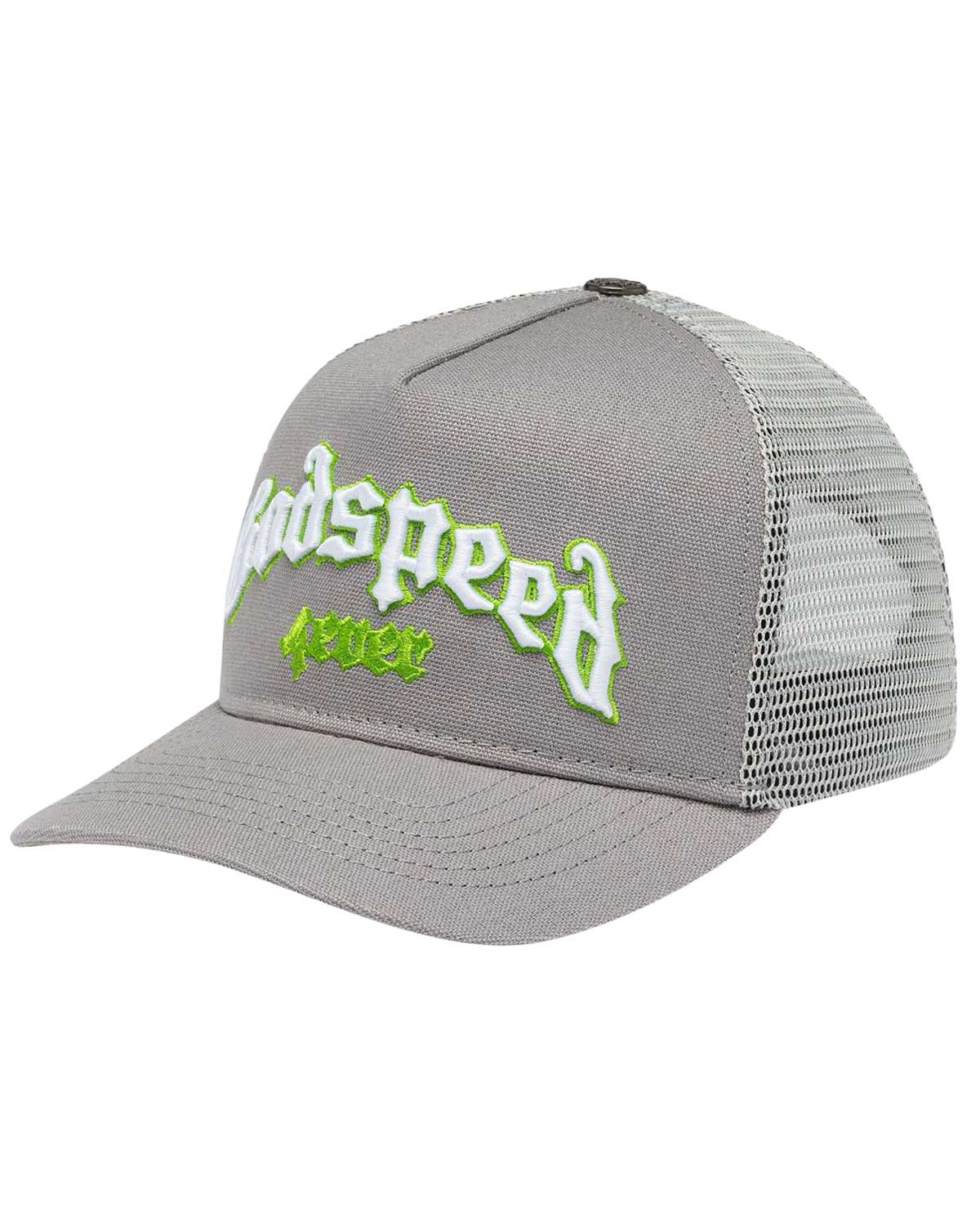 Godspeed Forever Trucker Hat Grey/Lime