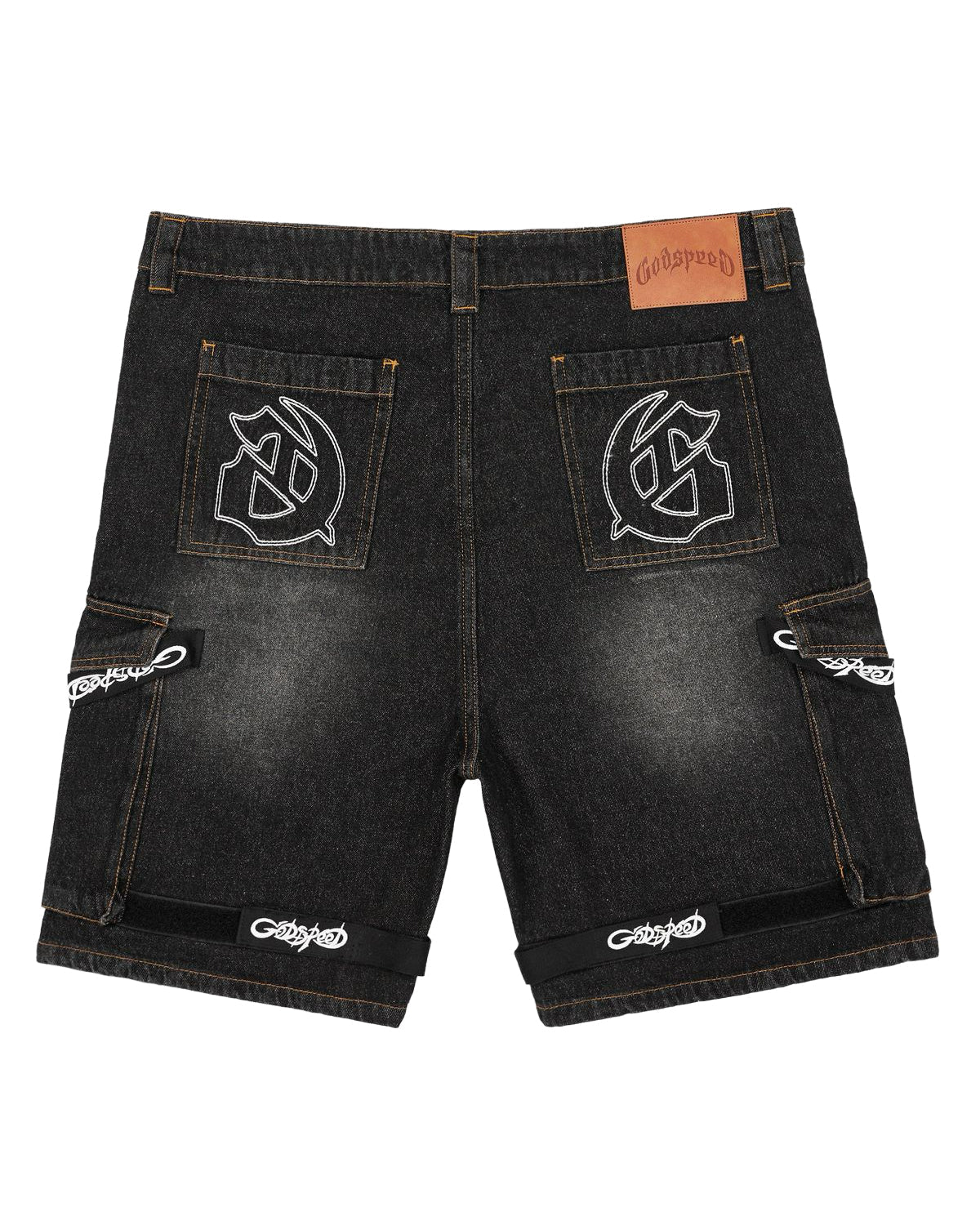 Godspeed Utility Denim Shorts Black