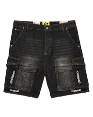 Godspeed Utility Denim Shorts Black