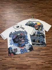 GODSPEED Vintage Washed Graphic Loose Short Sleeve Tee