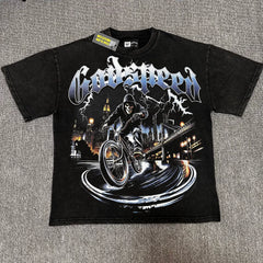 GODSPEED Vintage Washed Star Wars Rhinestone Graphic Tee