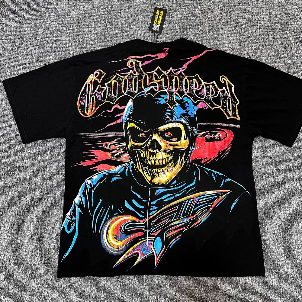 GODSPEED Vintage Washed Star Wars Rhinestone Graphic Tee