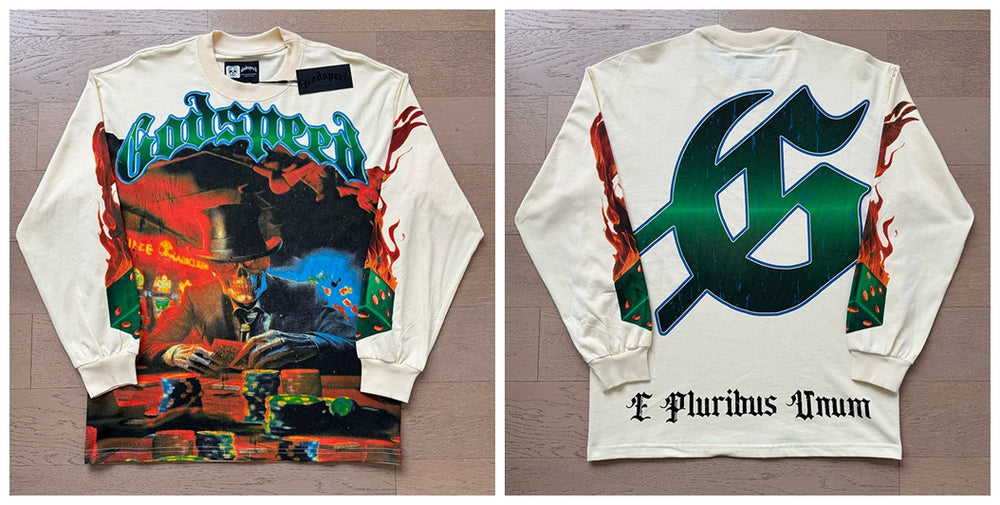 Godspeed Hip Hop Vintage Rock Heavyweight Long Sleeve