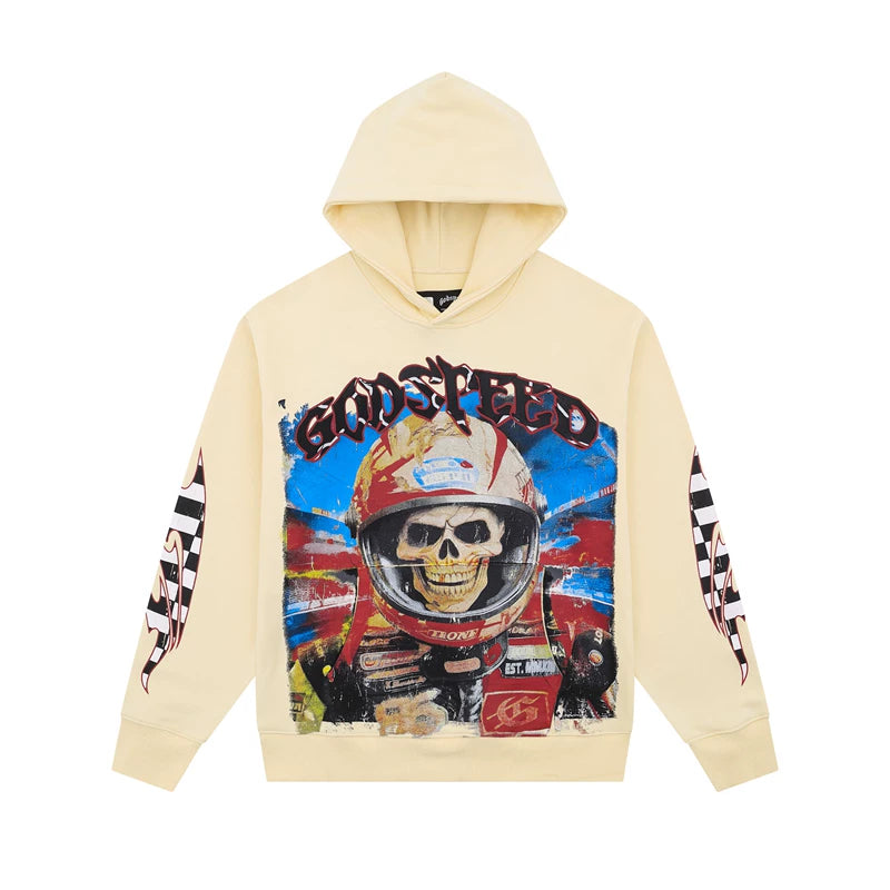 Godspeed Hip Hop High Street Printed Hoodie