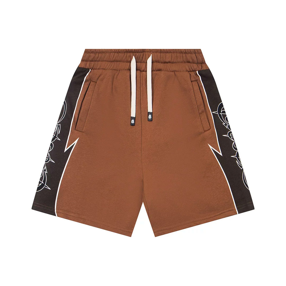 Godspeed High Street Color Block Printed Shorts