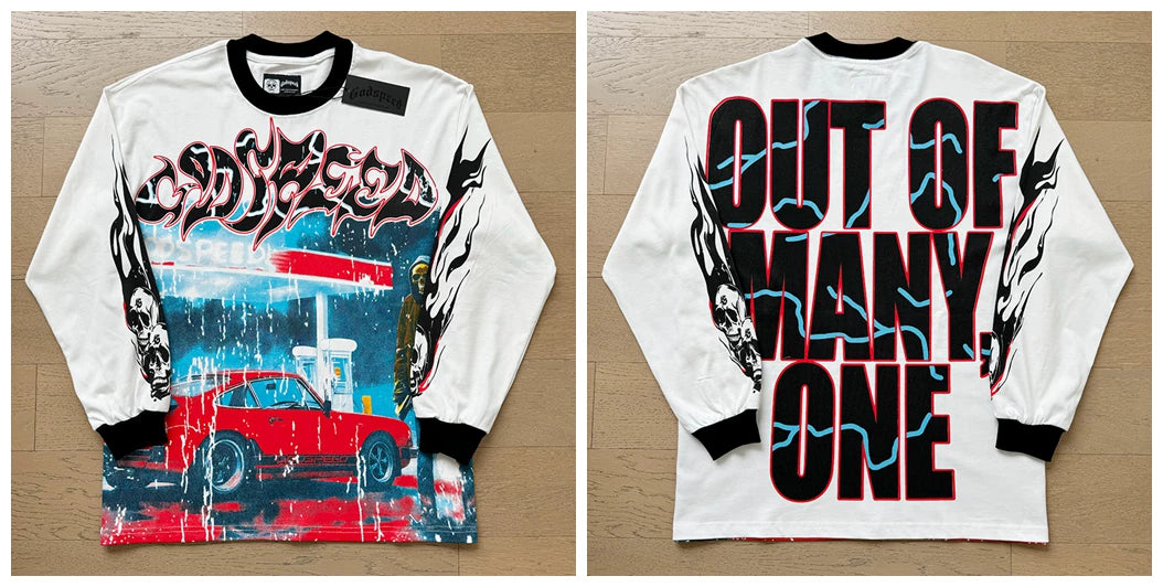 Godspeed Hip Hop Vintage Rock Heavyweight Long Sleeve