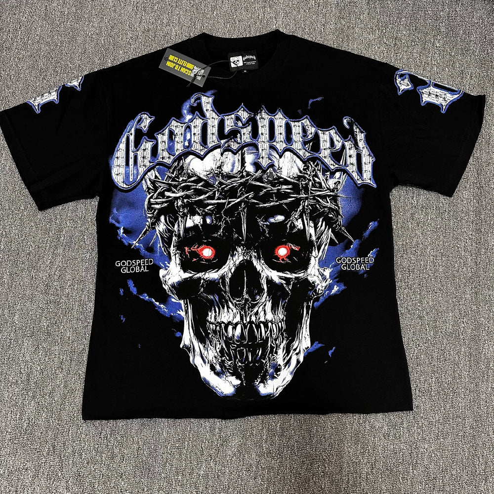 GODSPEED Vintage Washed Star Wars Rhinestone Graphic Tee