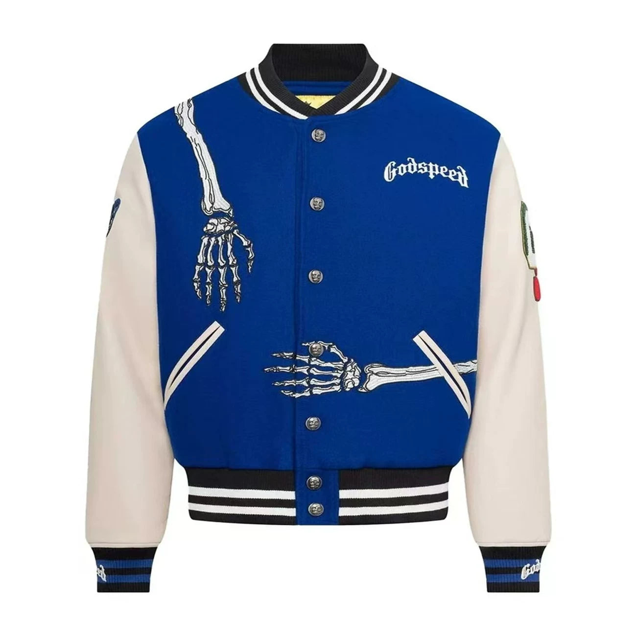 GODSPEED Vintage Fleece Padded American Varsity Jacket