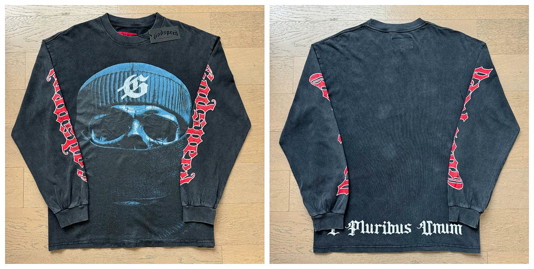 Godspeed Hip Hop Vintage Rock Heavyweight Long Sleeve