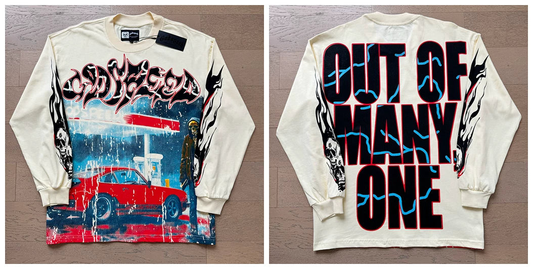 Godspeed Hip Hop Vintage Rock Heavyweight Long Sleeve