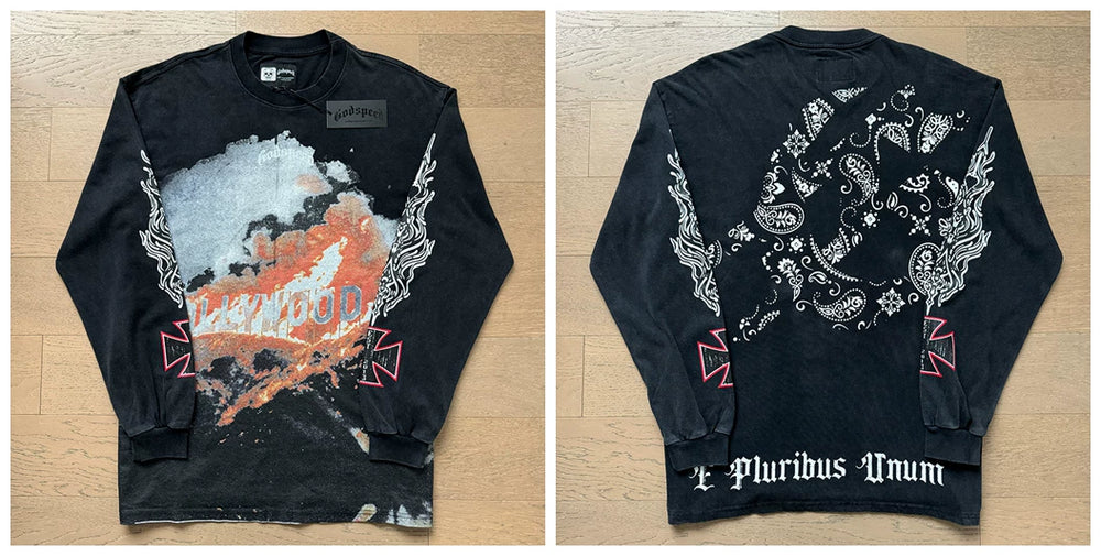Godspeed Hip Hop Vintage Rock Heavyweight Long Sleeve