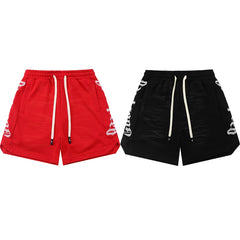 Godspeed High Street Embroidered Cotton Shorts